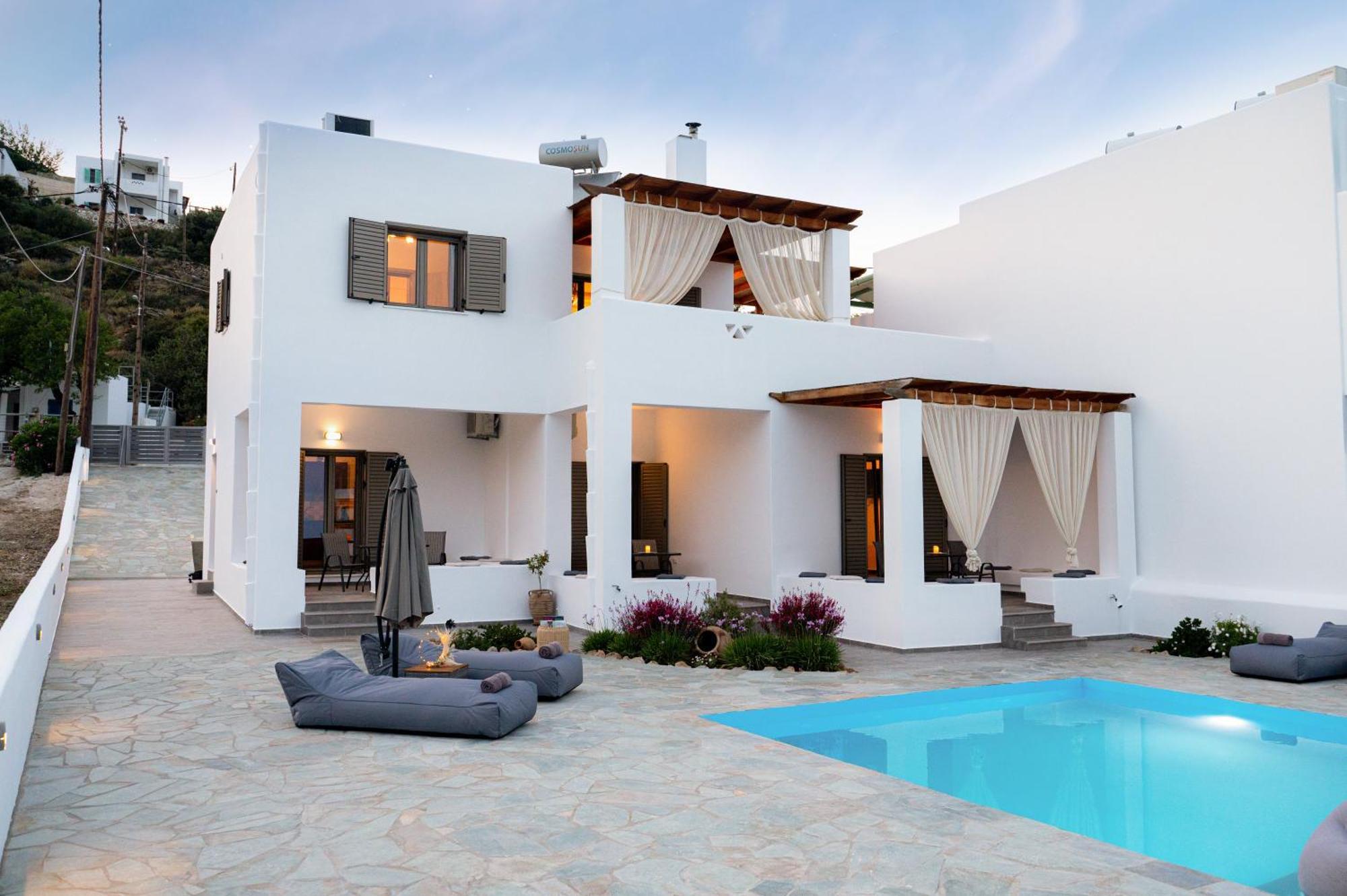 Sea And Sun Villa Kalamitsa ภายนอก รูปภาพ