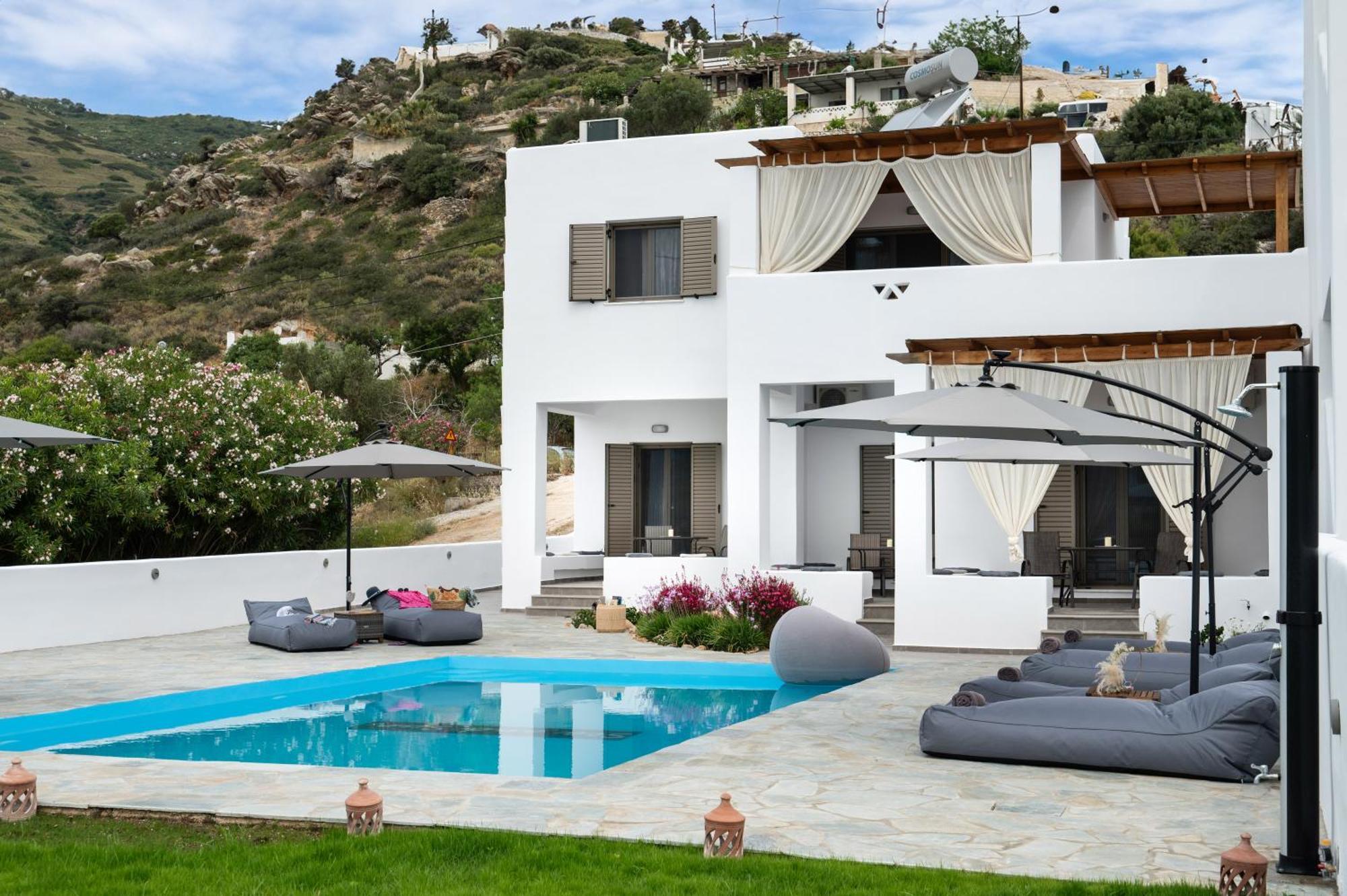 Sea And Sun Villa Kalamitsa ภายนอก รูปภาพ