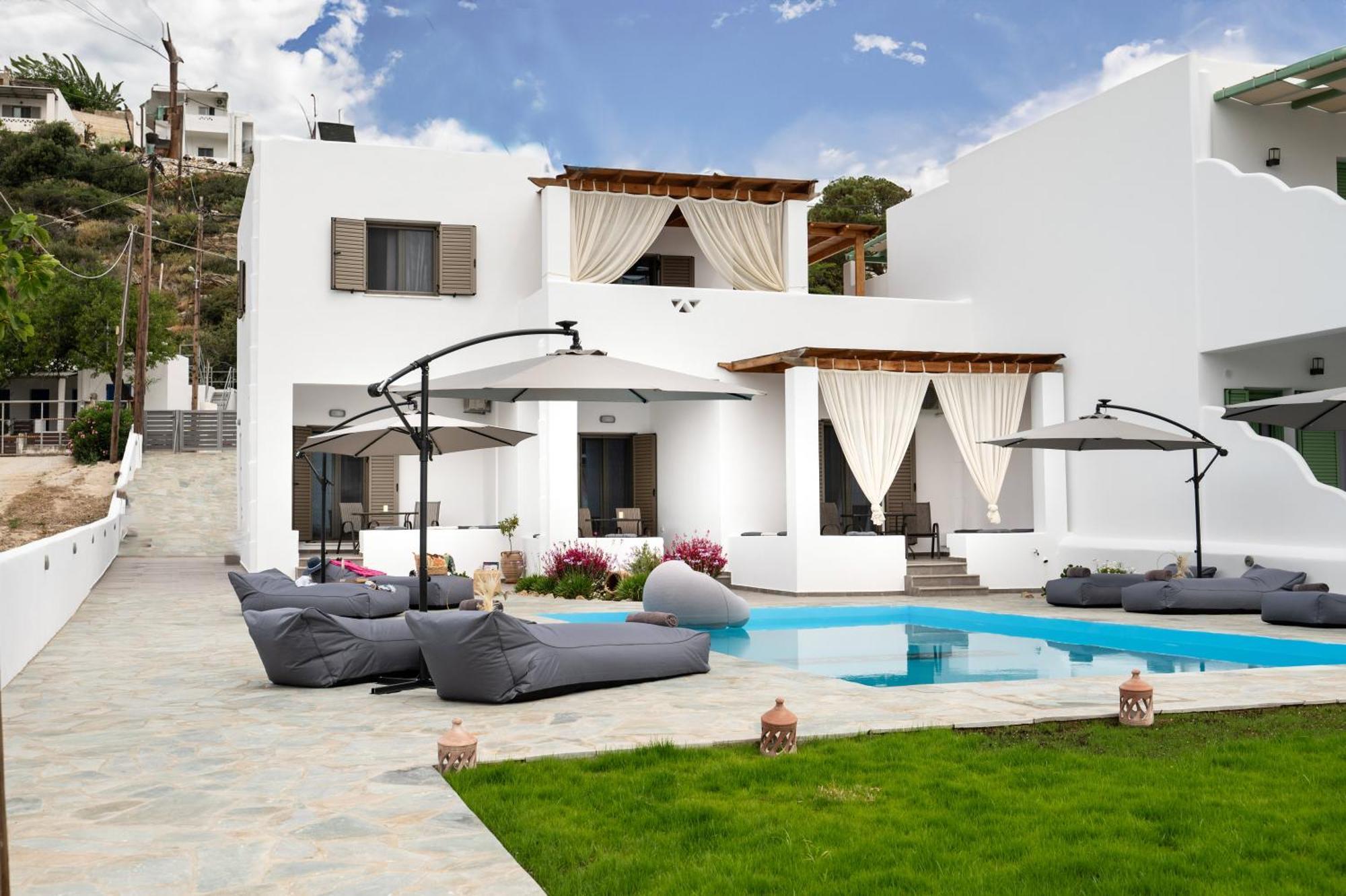 Sea And Sun Villa Kalamitsa ภายนอก รูปภาพ