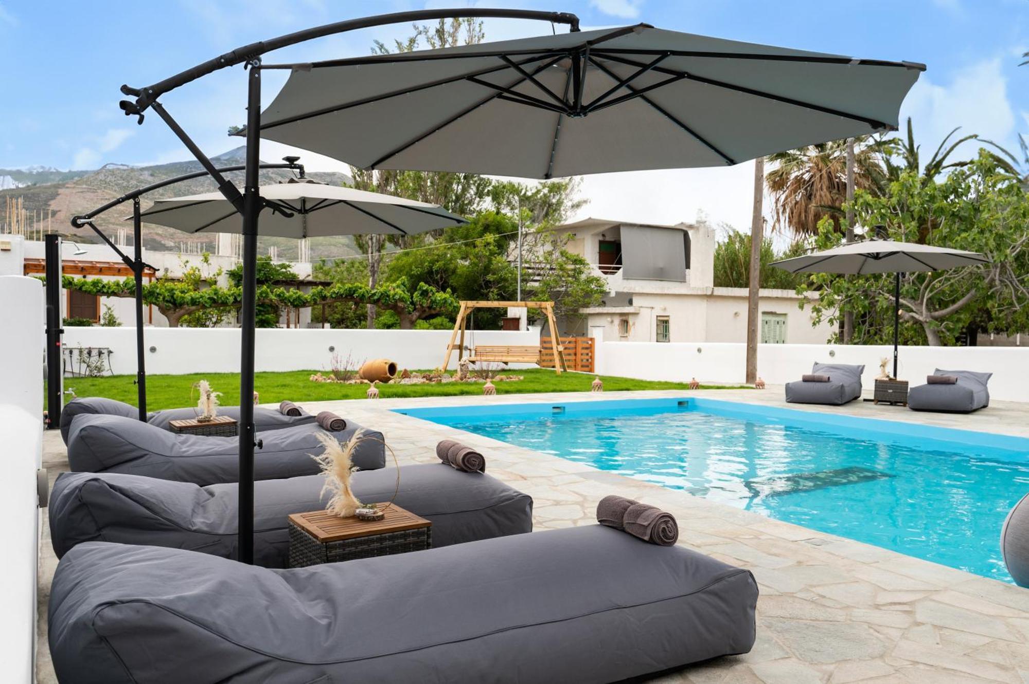 Sea And Sun Villa Kalamitsa ภายนอก รูปภาพ